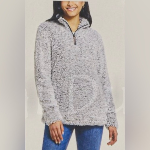 XL Weatherproof Vintage Women’s Pullover 1/4 Zip gray - Picture 6 of 16